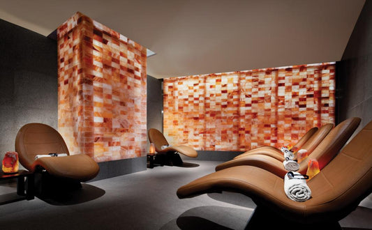 Himalayan Salt Room 4' x 4' Surface Area - 16 Sq feet - 8"x8"x2"